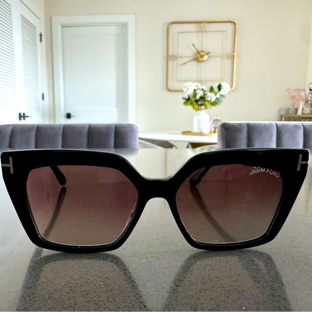 Tom Ford Winona 53mm Gradiant Cat Eye Sunglasses